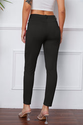 StretchyStitch Pocketed Pants by Basic Bae - Comfortable, Stylish Women's Wear
